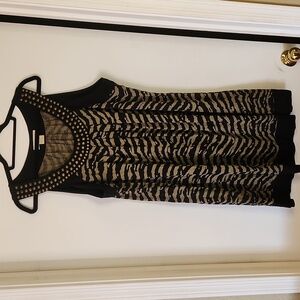 Michael Kors XL Midi Animal Print Dress